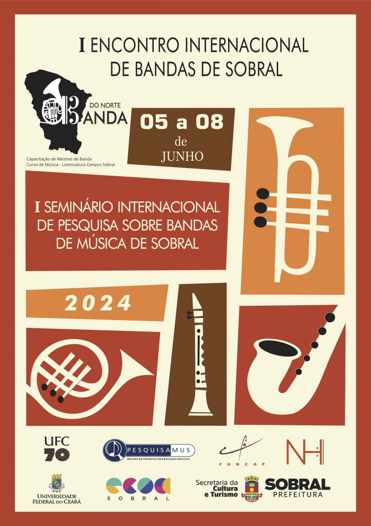 cartaz EIBandas Banda do Norte Capacitação de Mestres de Banda